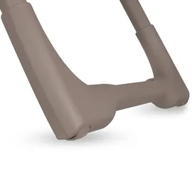 lionelo Linn Plus Hochstuhl Baby 2 in 1 bis 15 kg, Kinderhochstuhl mit Liegefunktion ab Geburt, Klappbar, Rollen, Einhandverstellung, 6 Hoehenstufen, 3 Rueckenlehnenpositionen, Spuelmaschinentablett