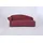 Better Home 3-Sitzer Sofa Loretta mit linker Armlehne, ca. 193 x 83 x 85 cm - Rot Kariert