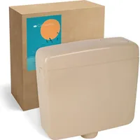 Calmwaters Calmwaters® Spülkasten Beige mit Spül-Stopp-Funktion, 6-9 Liter Spülmenge,