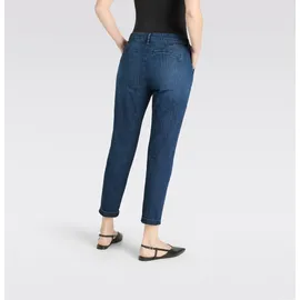 MAC Slim-fit-Jeans "CHINO turn up", Damen, Gr. 42, N-Gr, schwarz basic wash, Denim/Jeans, Obermaterial: 98% Baumwolle, 2% Elasthan, unifarben, slim fit knöchelfrei, Jeans Slim-fit-Jeans, im Five-Pocket Style