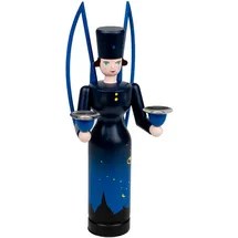 Seiffener Volkskunst Schalling | Jahresengel | Volkskunst aus dem Erzgebirge | Weihnachtsfiguren Lichterfiguren | Jahresengel 2025 Gute Nacht