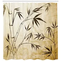 ABAKUHAUS Duschvorhang 175 x 180 cm braun