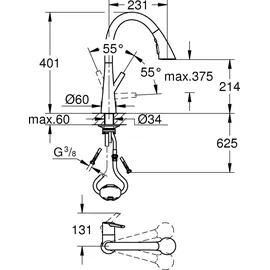 Grohe Zedra chrom 32294002