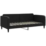vidaXL Tagesbett Schwarz 90x200 cm Stoff