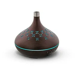 InLine Ultraschall Diffusor, Ambientelicht, Google Home + Amazon Alexa kompati.