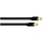 Cordial 15576 RJ45 Patchkabel CAT 7a S/FTP 1.00 m Schwarz PUR-Mantel 1 St.