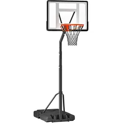 HOMCOM Basketballständer Stahl, PE, PVC