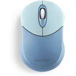 Perixx PERIMICE-802BL Bluetooth-Maus für PC und Tablet schnurlos blau - Maus - M