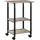 luxuskollektion Druckertisch Rollbar mit 3 Ebenen arretierbaren Rädern 48,5 x 40 x 67