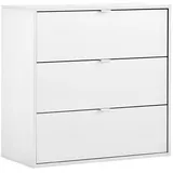 mokebo Highboard 80 x 73 x 40 cm Weiß