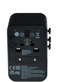 Verbatim Uni.Travel Adapt.UTA-04 USB-C 61W 2xUSB-C 3xUSB-A 49546
