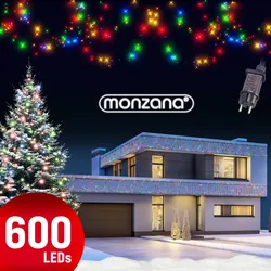 Lichterkette Weihnachten Bunt 60m