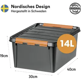 orthex PROFI-Box 40 x 30 x 19 cm 14-tlg. schwarz