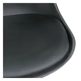 FineBuy 2er Set Retro Esszimmerstuhl Kunstleder Essstuhl Küchenstuhl Rückenlehne