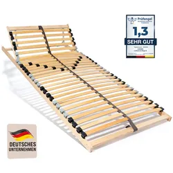 Coemo Ergonomischer 7 Zonen Lattenrost 90x200 cm mit Kopfteilverstellung