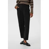 Kaffe Bundfaltenhose Schwarz 42