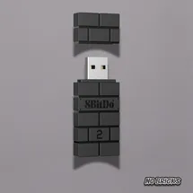 8bitdo Wireless Adapter 2 Adapter Schwarz Nintendo Switch / PS4 / PS3 / Xbox One / Wii U