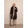Zhrill Fellimitatmantel ZHKARTINI mit hohem Stehkragen, Regular Fit, mit Eingrifftaschen, casual Stil braun XL (42)
