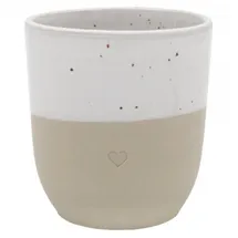 Eulenschnitt Becher Herz 0,32 l Weiß