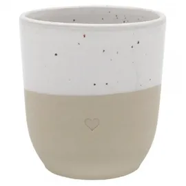 Eulenschnitt Becher Herz 0,32 l Weiß