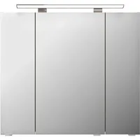 Saphir »Serie 4010 Badezimmer-Spiegelschrank inkl. LED-Aufsatzleuchte«, Badschrank 80 cm