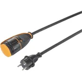Sygonix SY-5597572 Strom Verlängerungskabel 16A Schwarz, Orange 10 m verriegel (10 m)