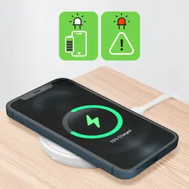Belkin Wireless Charging Pad 10W Micro-USB Kab.ohne Netzteil,weiß - Weiß