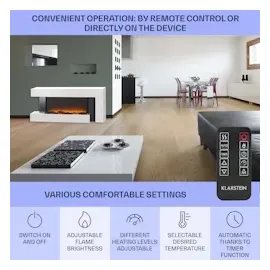 Klarstein Studio Light & Fire 2 Weiß