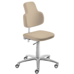 mayer Sitzmöbel Drehstuhl »myMAX« mit Mikrofaser-Bezug Gestell grau gelb, 45 cm