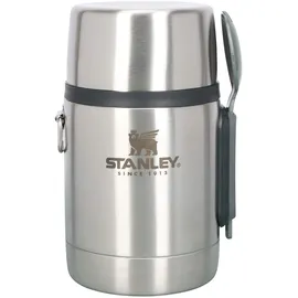Stanley Stainless Steel Adventure 530ml Thermosflasche - Silver - One Size