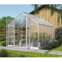 Vitavia Gewächshaus Orbit 9900, HKP, inkl. Fundament, Silber