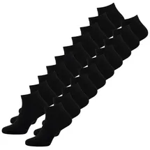 Nur Der Sneakersocken 20er Pack schwarz 39-42