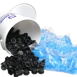 Karl Dahm Fliesen Nivelliersystem Levelmac Maxi-Set 150 Stück Zughauben für Fliesenstärke 3-12 mm