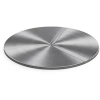 höfats Feuerschale Deckel Ø 70 cm Edelstahl silber