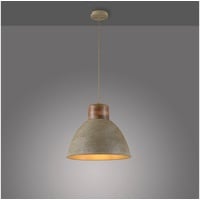 just light. JUST LIGHT Pendelleuchte Samia, Mangoholz, beige strukturiert