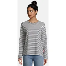 salzhaut Longsleeve SANGELN Navy Offwhite, XS - XS