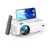 2025 XuanPad Verbessertes WiFi Bluetooth Mini Beamer, 17000L Mini Projektor HD 1080P Unterstützt, Heimkino Video Projector Kompatibel Mit Tv Stick/HDMI/USB/AV/Laptop/iPhone/Android