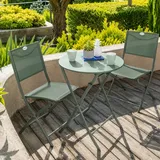 Hesperide Greensboro Gartentisch Ø 2 x 74 cm Olivengrün