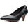 CLARKS Linvale Jerica Pumps, Black Leather, 41 EU