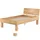 Erst-Holz Hohes Seniorenbett 120 x 220 cm Braun