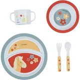 Sterntaler Geschirrset PFERD Sunny mattrot