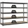 Proregal Schwerlastregal Metall 300x120x45 cm Anthrazit