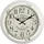 Ambiente Haus Wanduhr 37,0 cm 37cm weiß