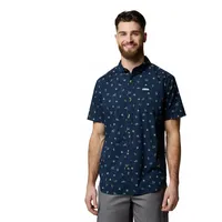 Columbia Rapid RiversTM Printed Kurzarmhemd - Collegiate Navy -