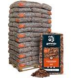 GALAMIO Pinienrinde Pinienmulch Rindenmulch Pinie Mulch Garten Dekor Pinus Pinea Natur Mittelmeer Kiefer Grob 25-40mm 60l x 39 Sack 2.340l / 1 Palette Paligo