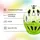 KED Street Jr. Pro 49-55 cm Kinder lime green white matt