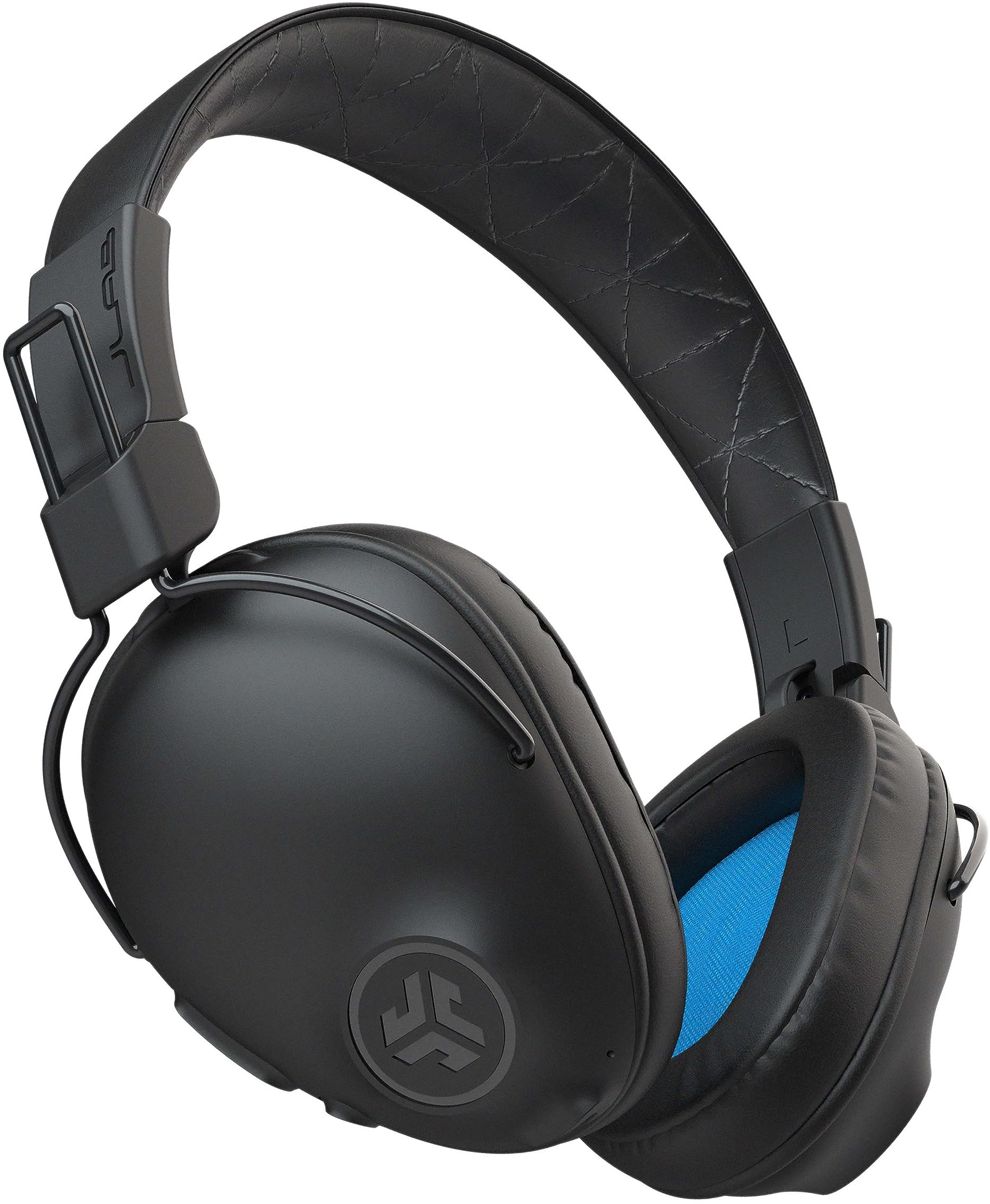 JLab Studio Pro Bluetooth Kopfhörer - Kabellose Kopfhörer, Over-Ear Mit Mehr Als 50 Stunden Bluetooth 5 Wiedergabezeit, Eq3-sound, Ultraplüschem Kunstleder U. Cloud-Foam-Kissen, Schwarz