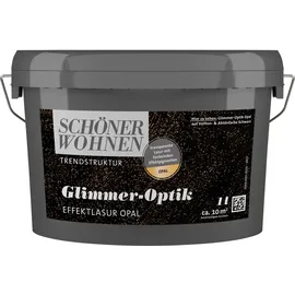 Schöner Wohnen Trendstruktur Glimmer-Optik Effektlasur 1 l opal