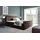 Fun Möbel Boxspringbett Schlafzimmerbett ASHER PREMIUM 120x220cm Stoff Fresh Braun - Braun