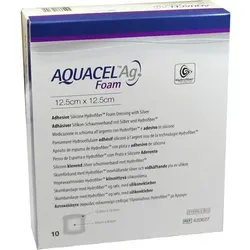 Aquacel Ag Foam adhäsiv 12,5x12,5cm Verband